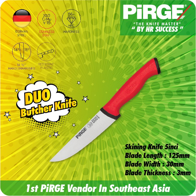 Pirge Butcher Knife 12.5cm/5'' (DUO34100) | Shopee Malaysia