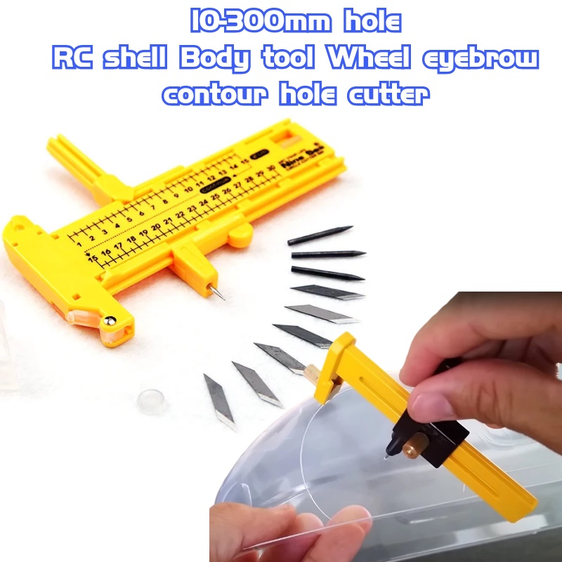Artifact! Easy use RC PC/PVC shell Body tool Wheel eyebrow contour ...