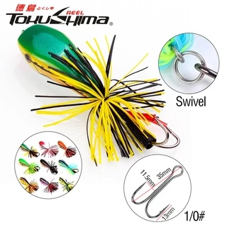 Jump Frog Bait Snakehead Rubber Floating Fishing Soft Plastic Frog Lure  8.5cm 12.7g Frog Lure Topwater Frog Lures