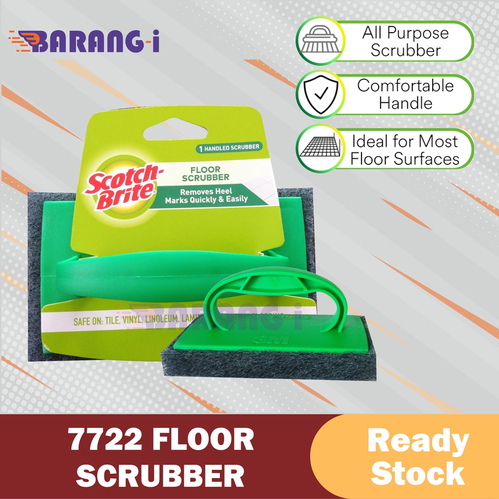 3M Scotch Brite 7722 Floor Scrubber Tile Vinyl Linoleum Laminates Stone