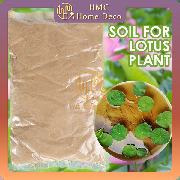 HMC 5kg Lotus Mud Powder Aquatic Pond Soil Natural Lotus Pond Potting Soil Growing Media For