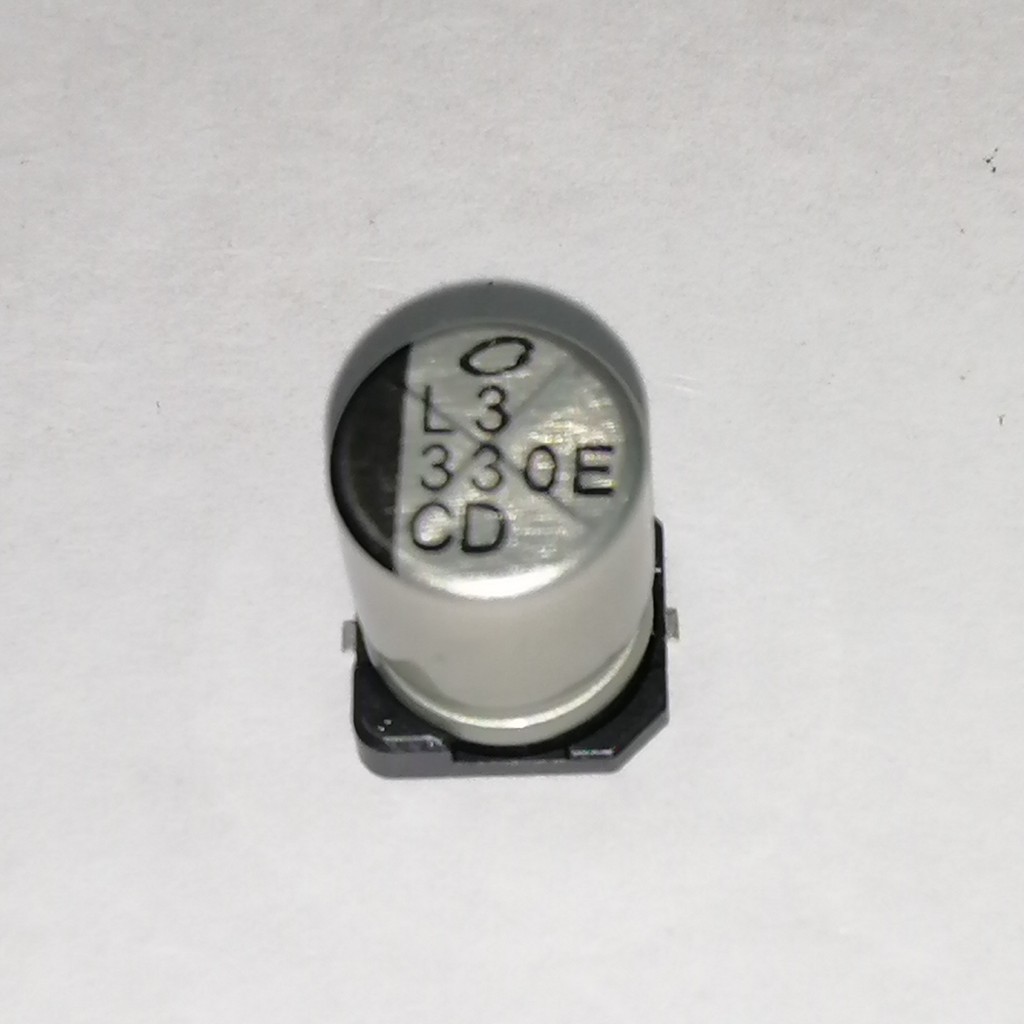 Lot De 10 Condensateurs électrolytiques SMD 330µF 25V 105°C 8x10mm - Marque UCC, Origine Allemagne