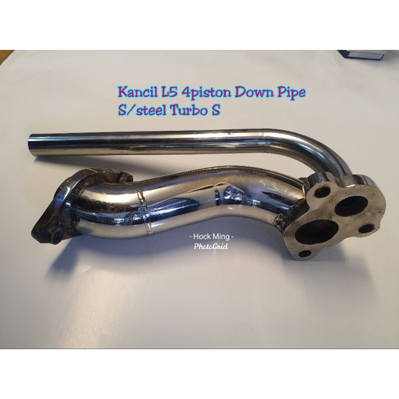 Kancil L5 4piston Turbo S stainless steel Down Pipe / DownPipe Shopee