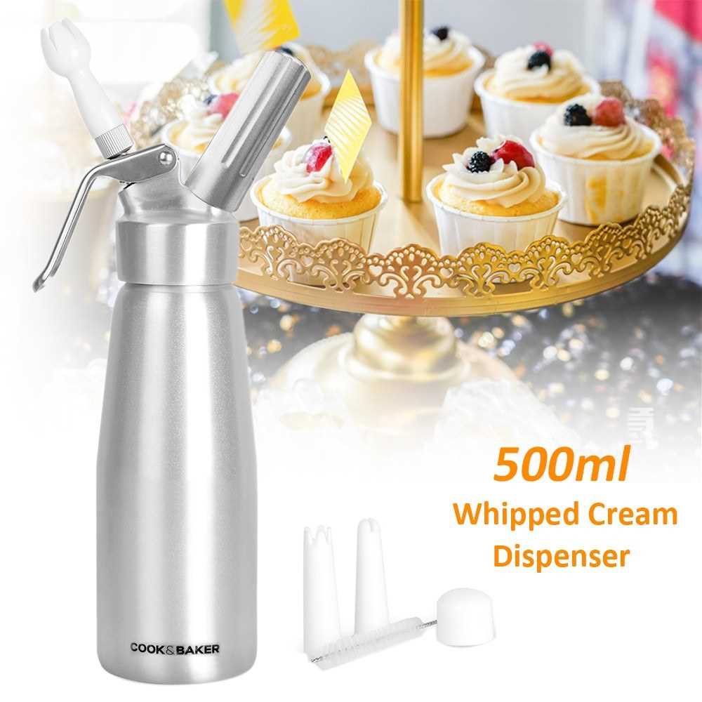 500ml Whipped Cream Dispenser Professional Stainless Steel Leak