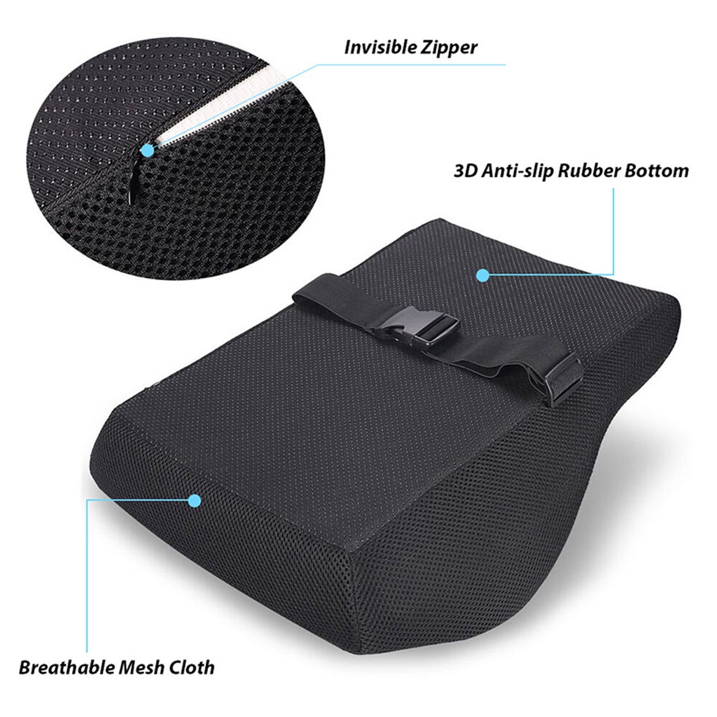 Memory Foam Backrest Lumbar Support Back Cushion Ergonomic Lumbar