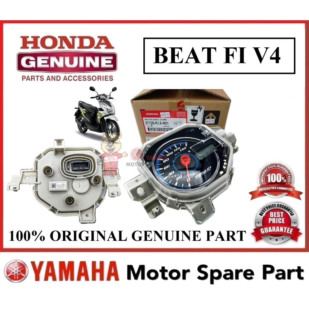 (100 ORIGINAL) HONDA BEAT110 FI V4 METER ASSY // 37100K1AN01 SPEEDOMETER SPEEDO BEATFI BEAT