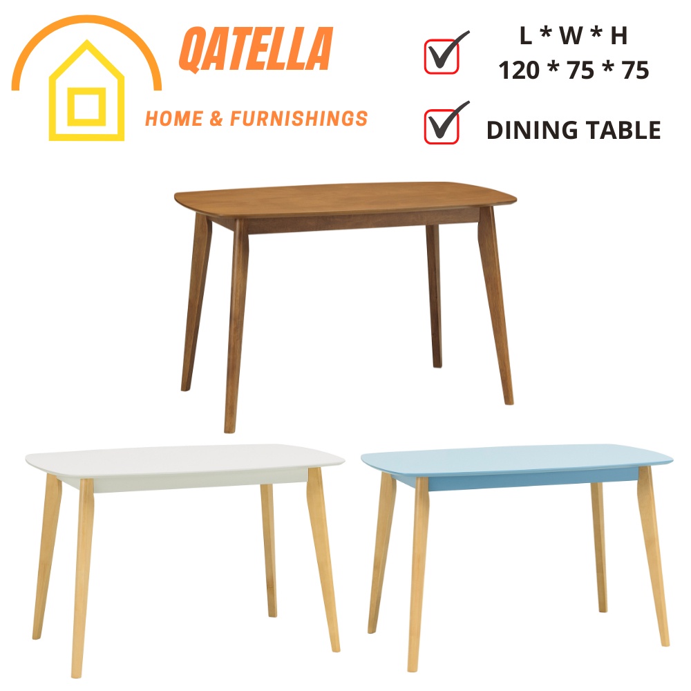 Qatella ARTHUR AIMON 1.2M Dining Table / Study Desk / Office Computer