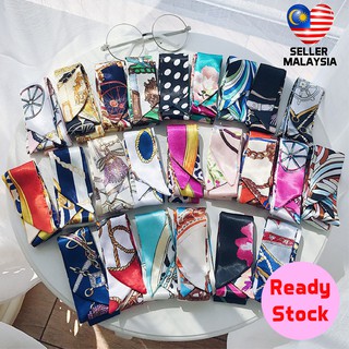 MALAYSIA STOCK Quality Fashion Twilly Ribbon Bag Tied Handle Ribbon Scarf  H-004