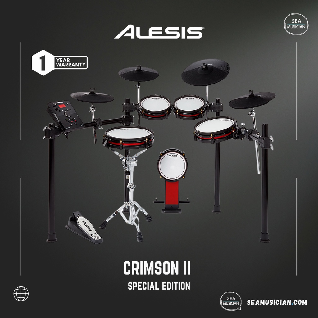 Alesis Crimson II SE 9-Piece Electronic Drum Kit With Mesh Heads