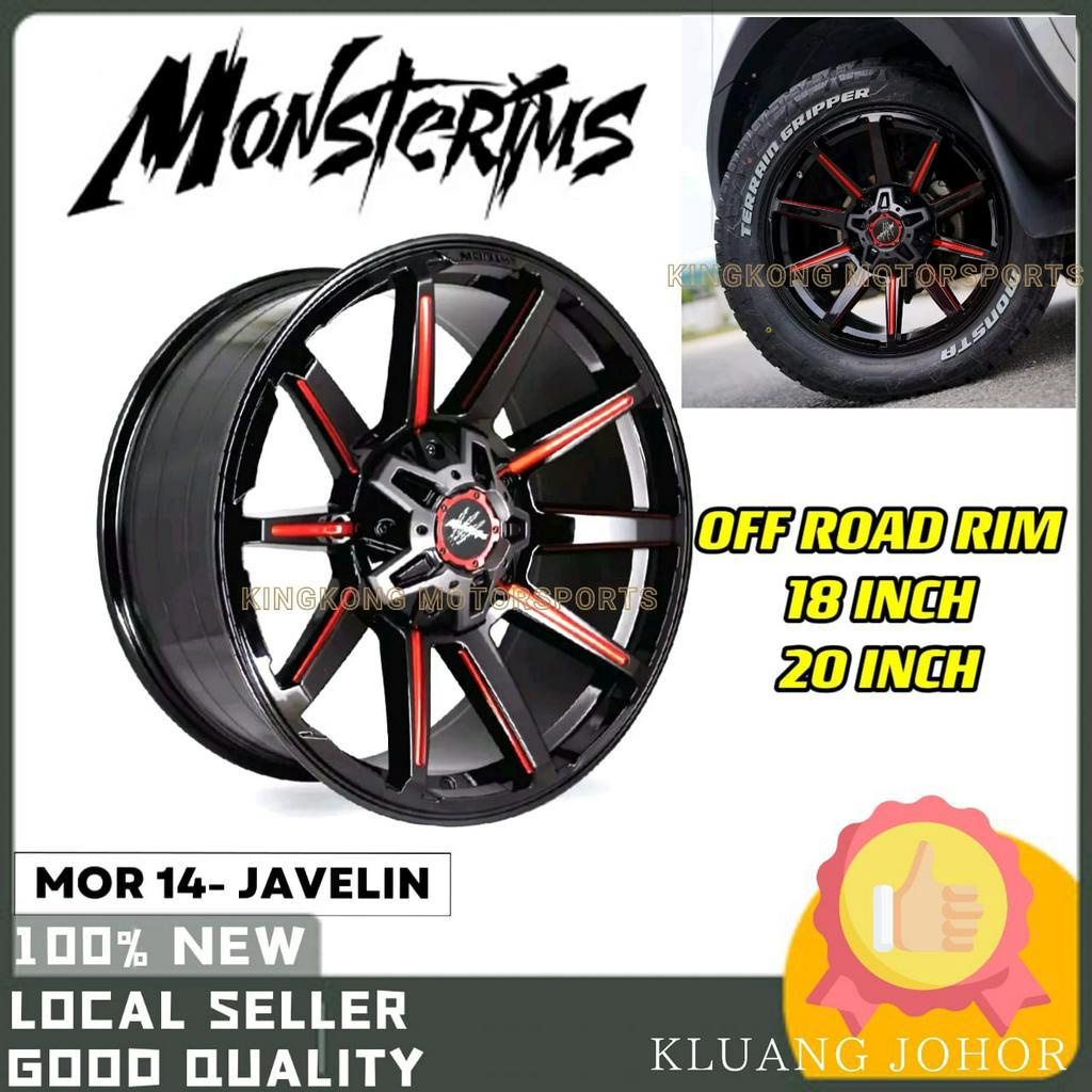 MOR-14 JAVELIN MONSTERIMS OFF ROAD RIM 4X4 4WD RIM ORIGINAL MONSTERIMS ...