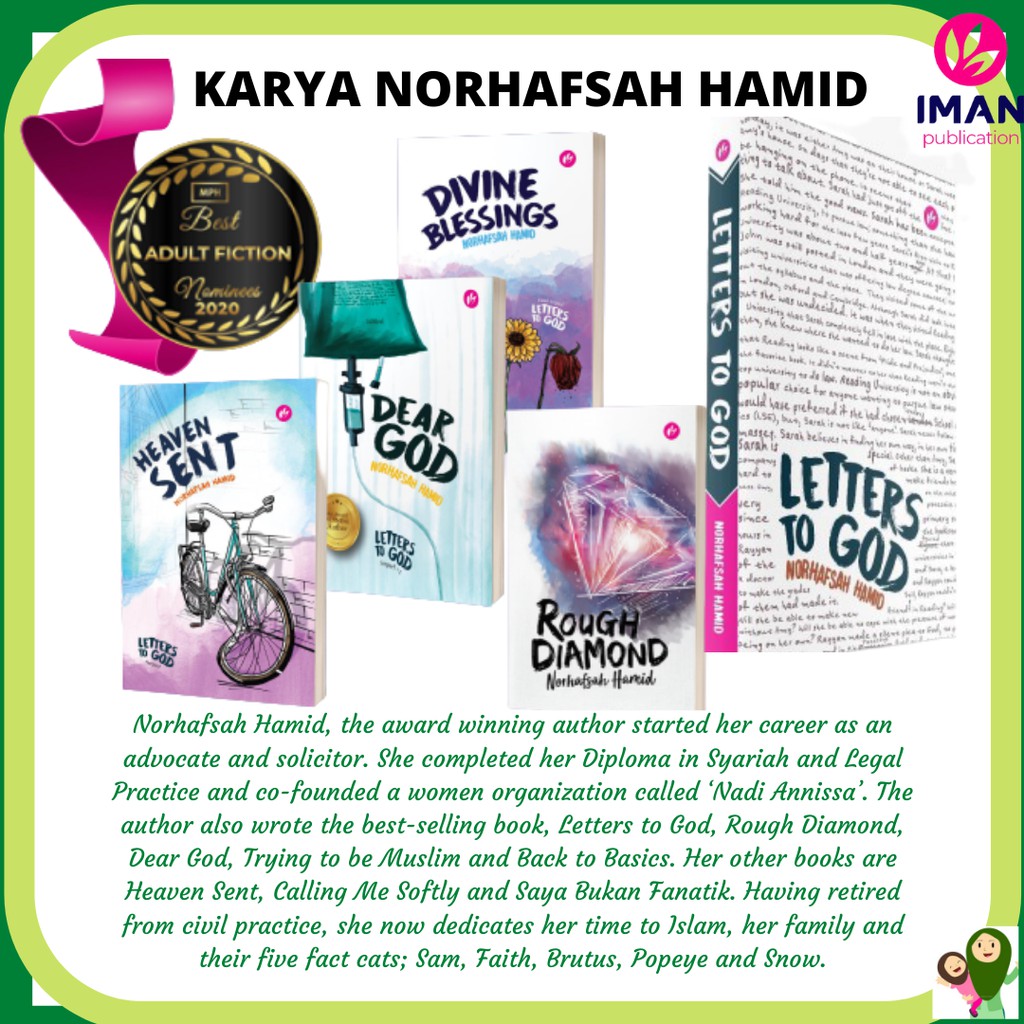 Buku Norhafsah Hamid : Letters To God / Heaven Sent / Rough Diamond ...