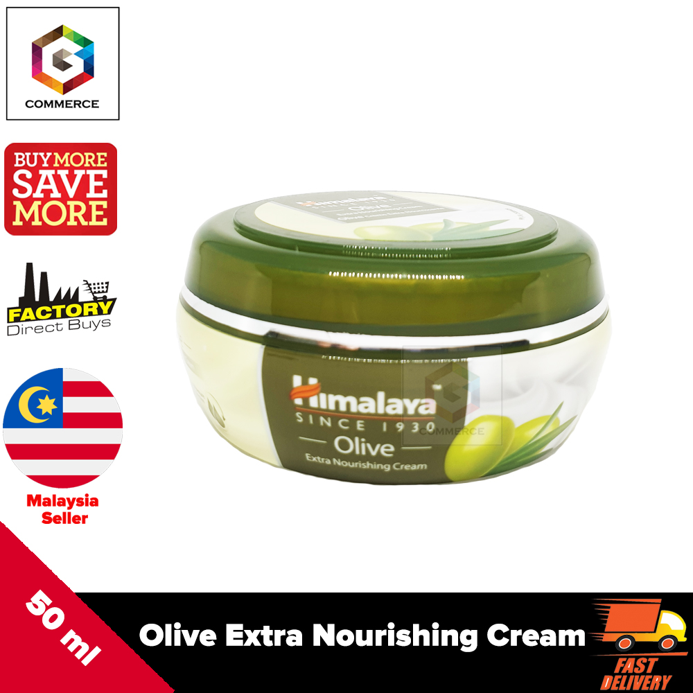 Himalaya Olive Extra Nourishing Cream Moisturizer 50mL Shopee Malaysia