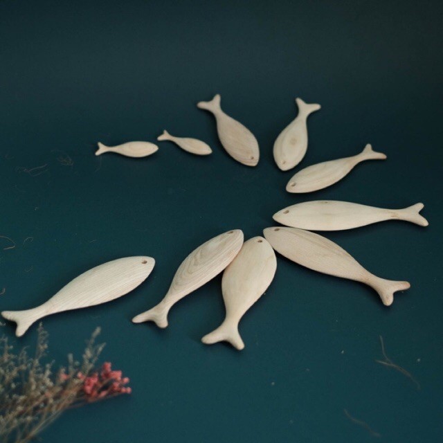 Handmade Wooden fish for decoration | Shopee Malaysia