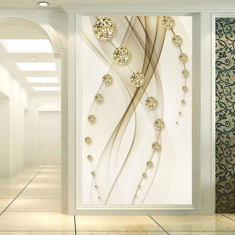 3D Entrance Painting Self-Adhesive Painting Flower Wall Stickers ...