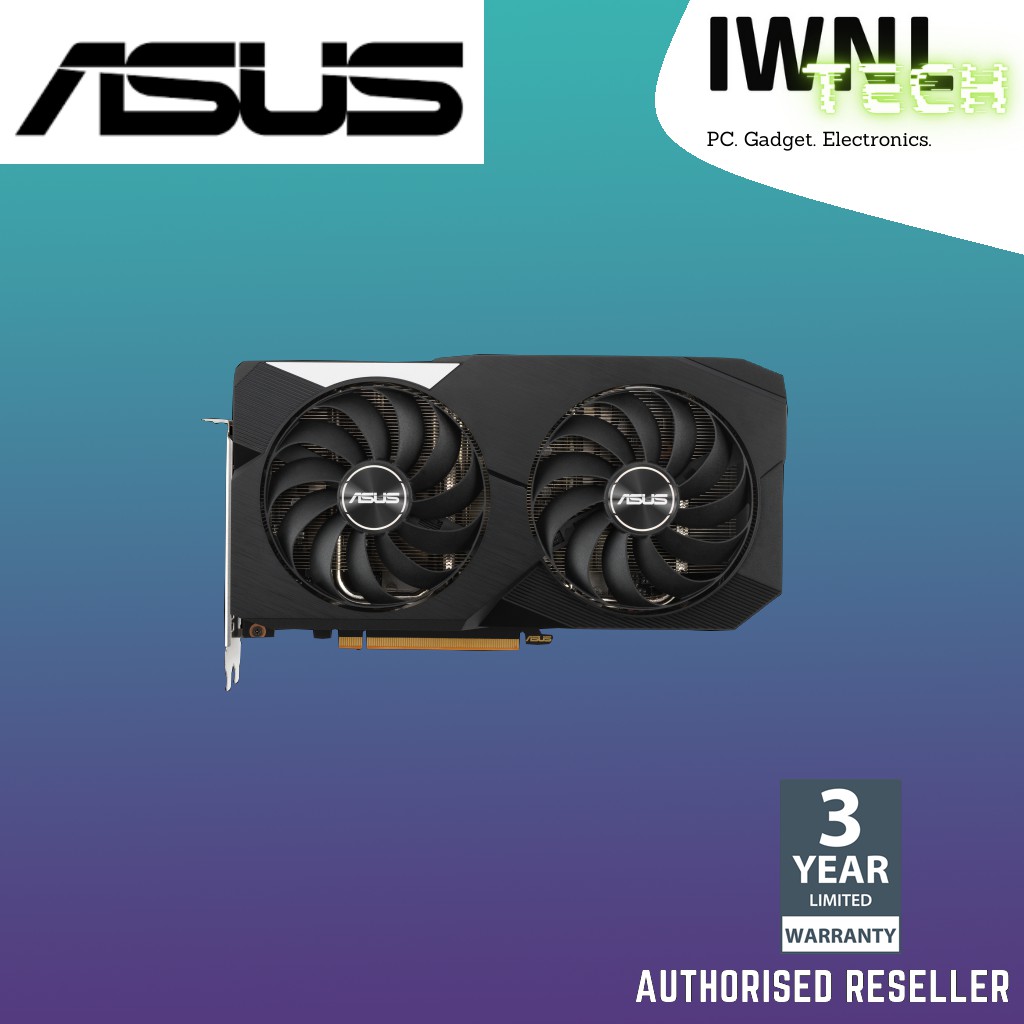 CARTE GRAPHIQUE ASUS AMD Radeon RX 6600 XT OC 8 Go GDDR6 (DUAL-RX6600XT