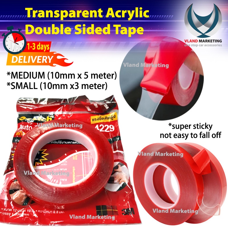 3M Super Strong Permanent Double Sided Super Self-Adhesive Sticker Tape ...