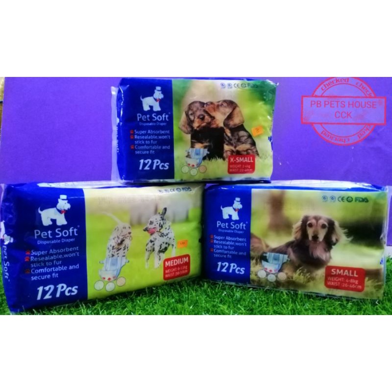 Pet soft disposable clearance diapers