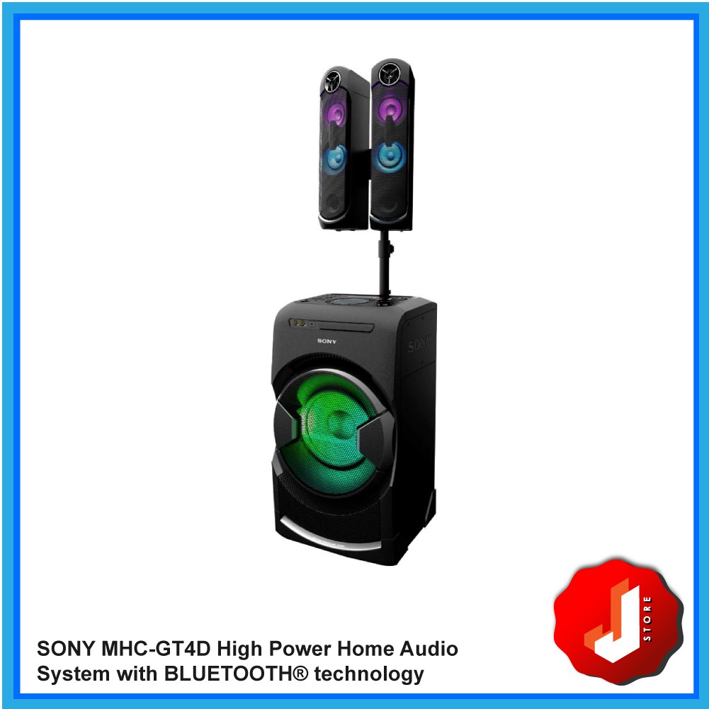 SONY MHCGT4D High Power Home Audio System with BLUETOOTH® technology Shopee Malaysia