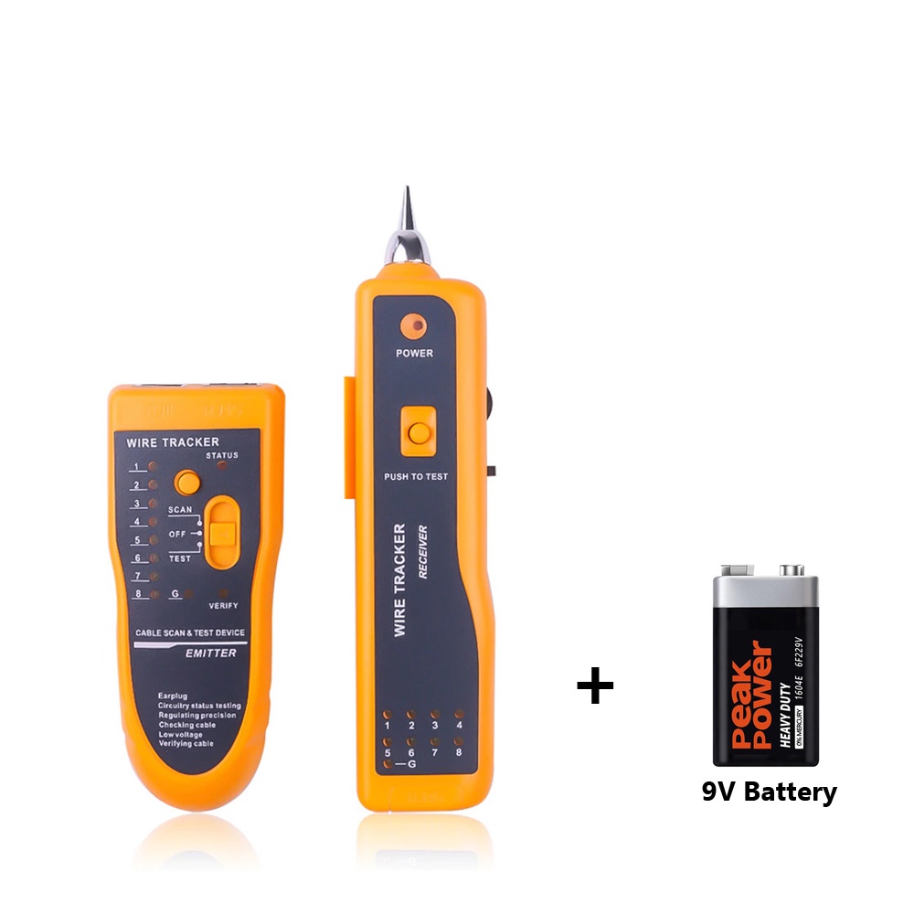Cable Telephone Line Wire Tracker Network RJ11 RJ45 Tester Detector ...