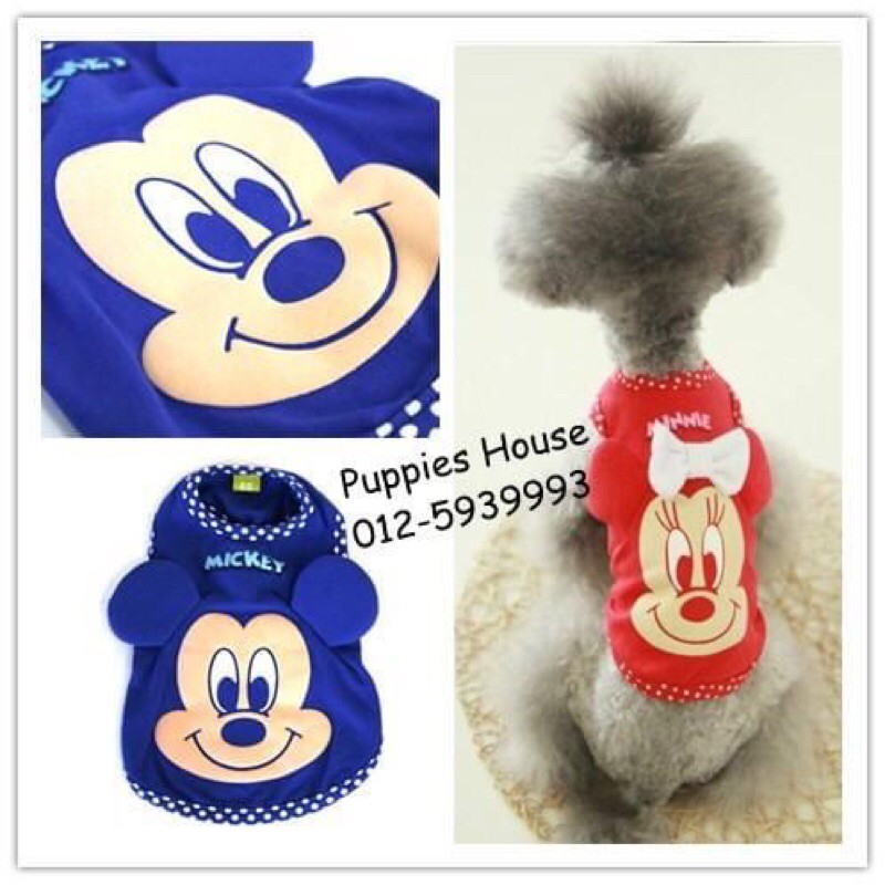 Mickey T for pets (only blue) Shopee Malaysia