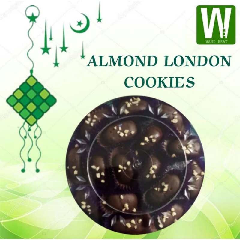 [KUIH RAYA 2023] ALMOND LONDON COOKIES | KUIH ALMOND LONDON | Shopee ...