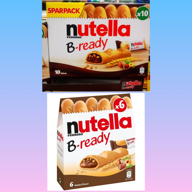 Nutella B-ready T6 / 132g& T10 (POLAND) | Shopee Malaysia