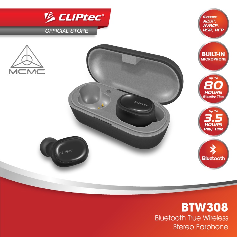 Cliptec wireless best sale earphone review