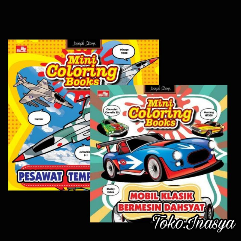 Educational COLORING BOOKS/MINI COLORING BOOKS (Seal) Shopee Malaysia