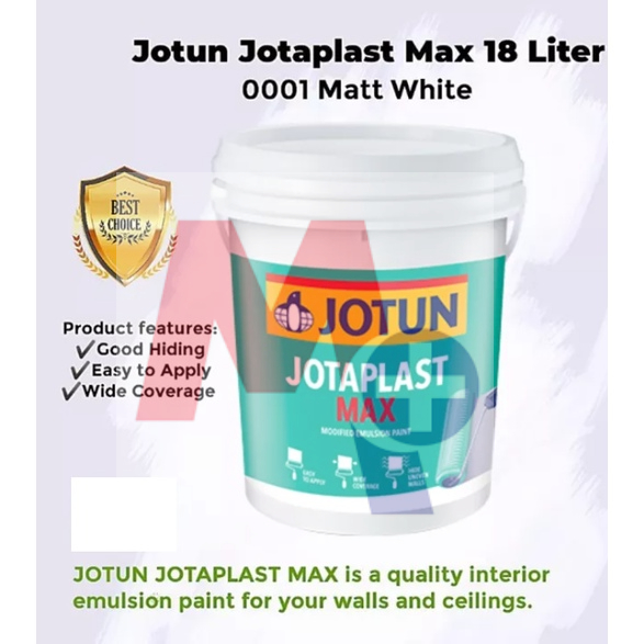 L Jotun Paint Jotaplast Max White Shopee Malaysia