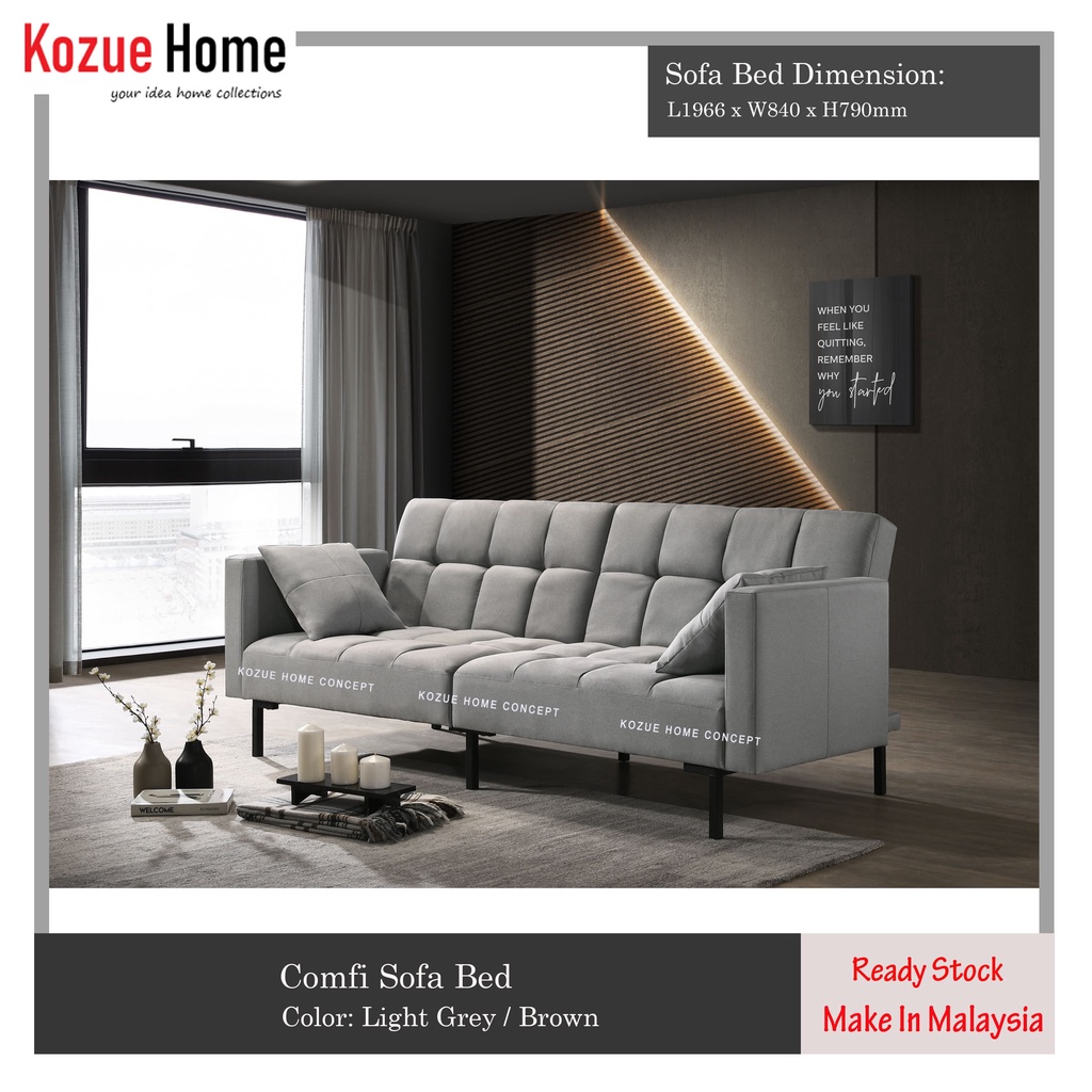[READY STOCK]!! KOZUE COMFI SOFA BED / 4 SEATER SOFA BED / HIGH DENSITY