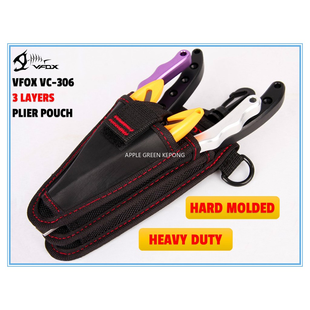 VFOX FISHING Plier Holster Pouch VC306, Fishing Plier Scissors Holder