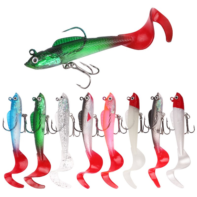 Umpan Casting Haruan Mini Whopper Plopper Lure, Gewang Top Water Wobbler  Fishing Lure, Rotating Tail Popper, 鱼饵, 路亚