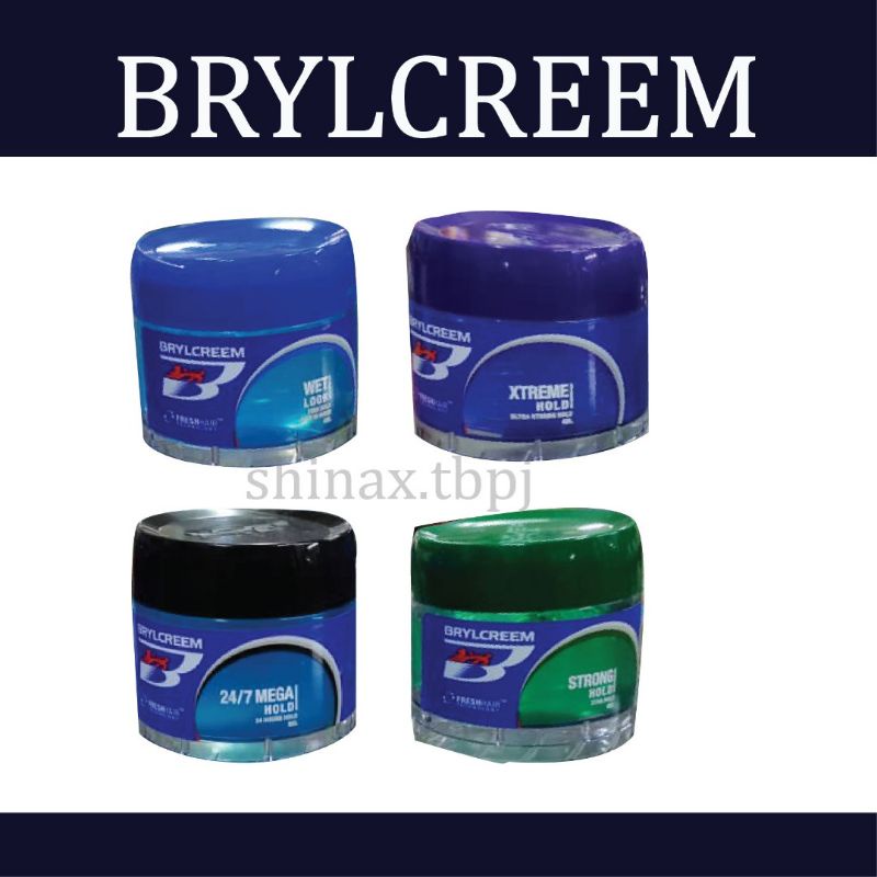 BRYLCREEM/HAIR GEL/STRONGHOLD/XTREMEHOLD/WETLOOK/KRIM RAMBUT/PERAPI ...