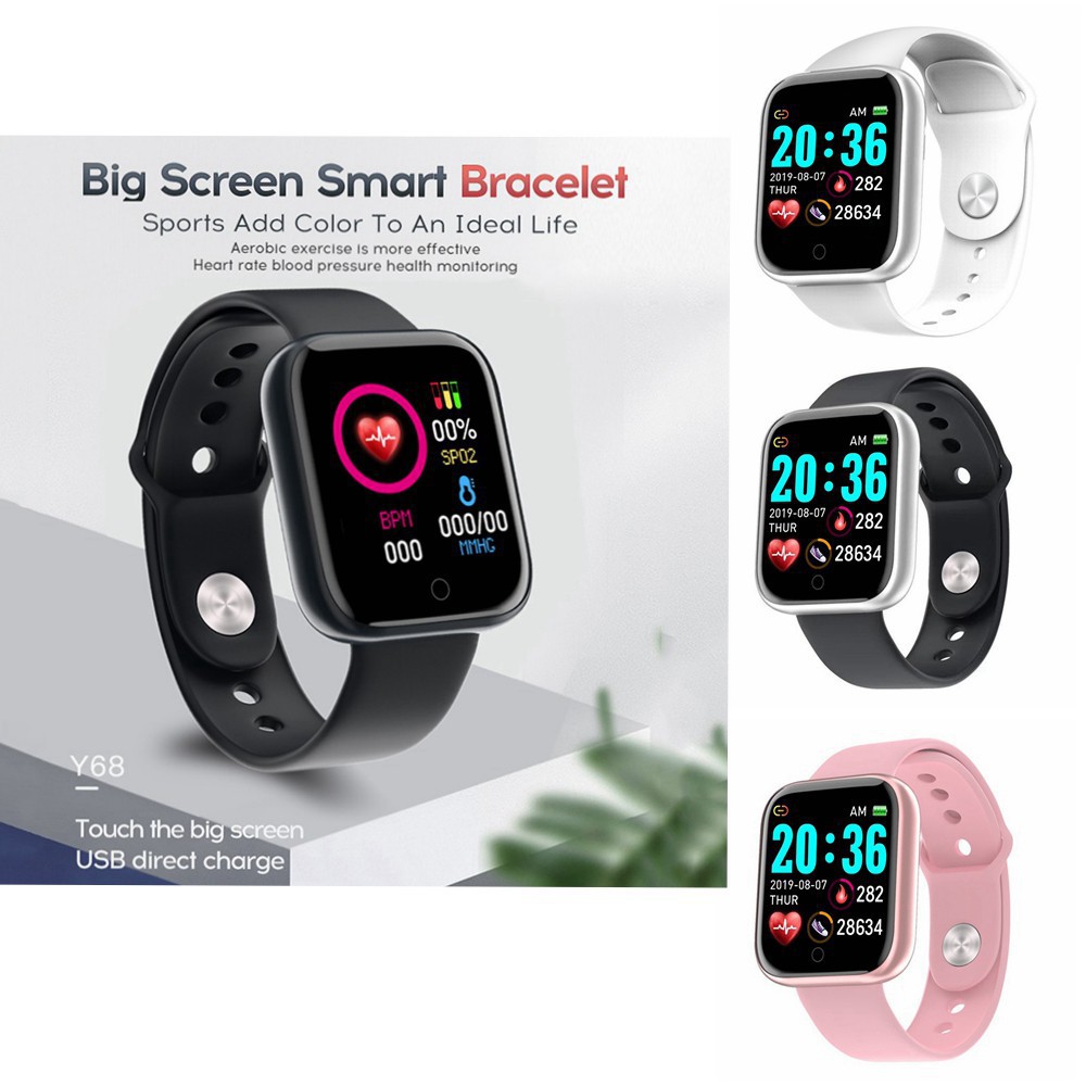 fossil watch？jam tangan wanita？ Y68 Smart Watch Bluetooth IP67 ...