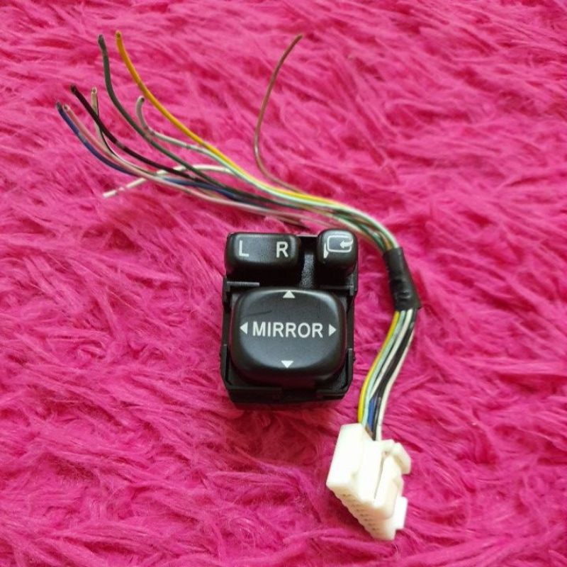 ORIGINAL TOYOTA SIDE MIRROR CONTROL SWITCH WITH FOLDABLE SWITCH ALL