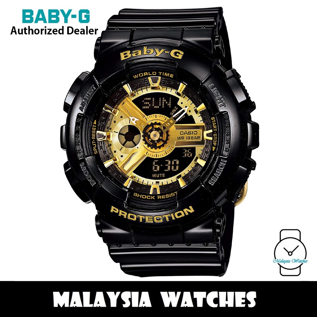 OFFICIAL MALAYSIA WARRANTY Casio Baby G BA 110 1A Limited Model Women s Resin Watch BA 110 1 BA 110 BA 110 1ADR Shopee Malaysia