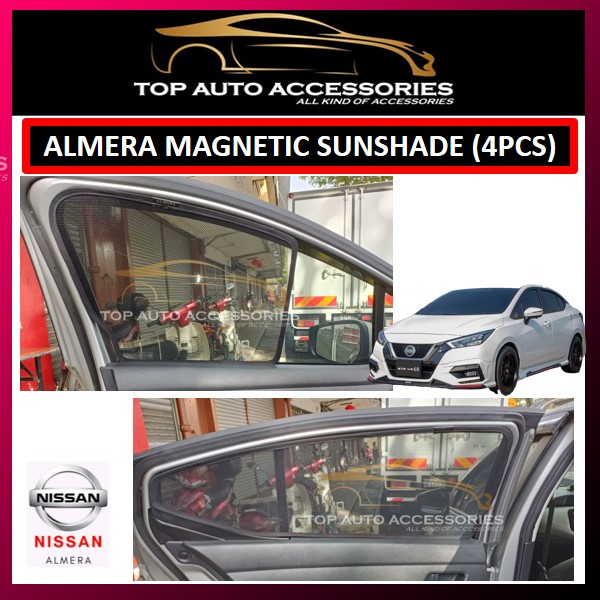 Nissan Almera 2020 Turbo Magnetic Sunshade   Sun Shade   Sun Protector 