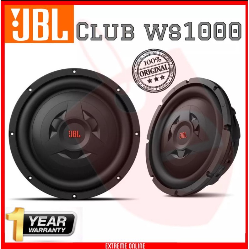 JBL WS1000JBL Club Series 10" shallowmount component