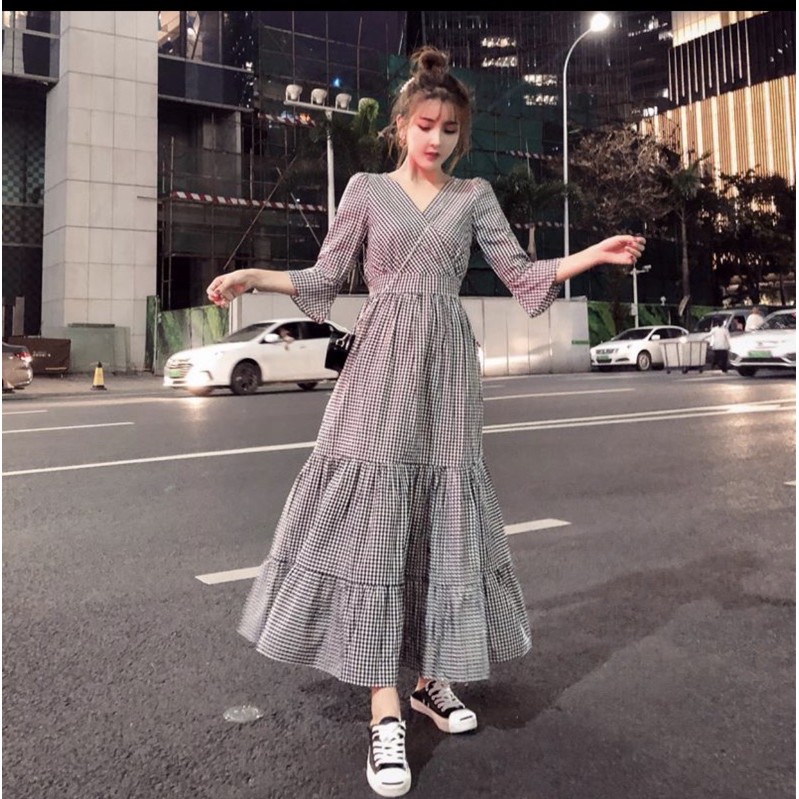 Korean long outlet frock