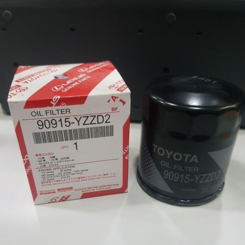 TOYOTA OIL FILTER D2 (90915-YZZD2) FOR HILUX INNOVA FORTUNER HIACE ...