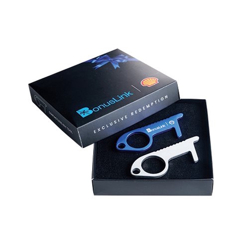BONUSLINK Contactless Key Tool Set [Blue & Silver] (2021) | Shopee Malaysia