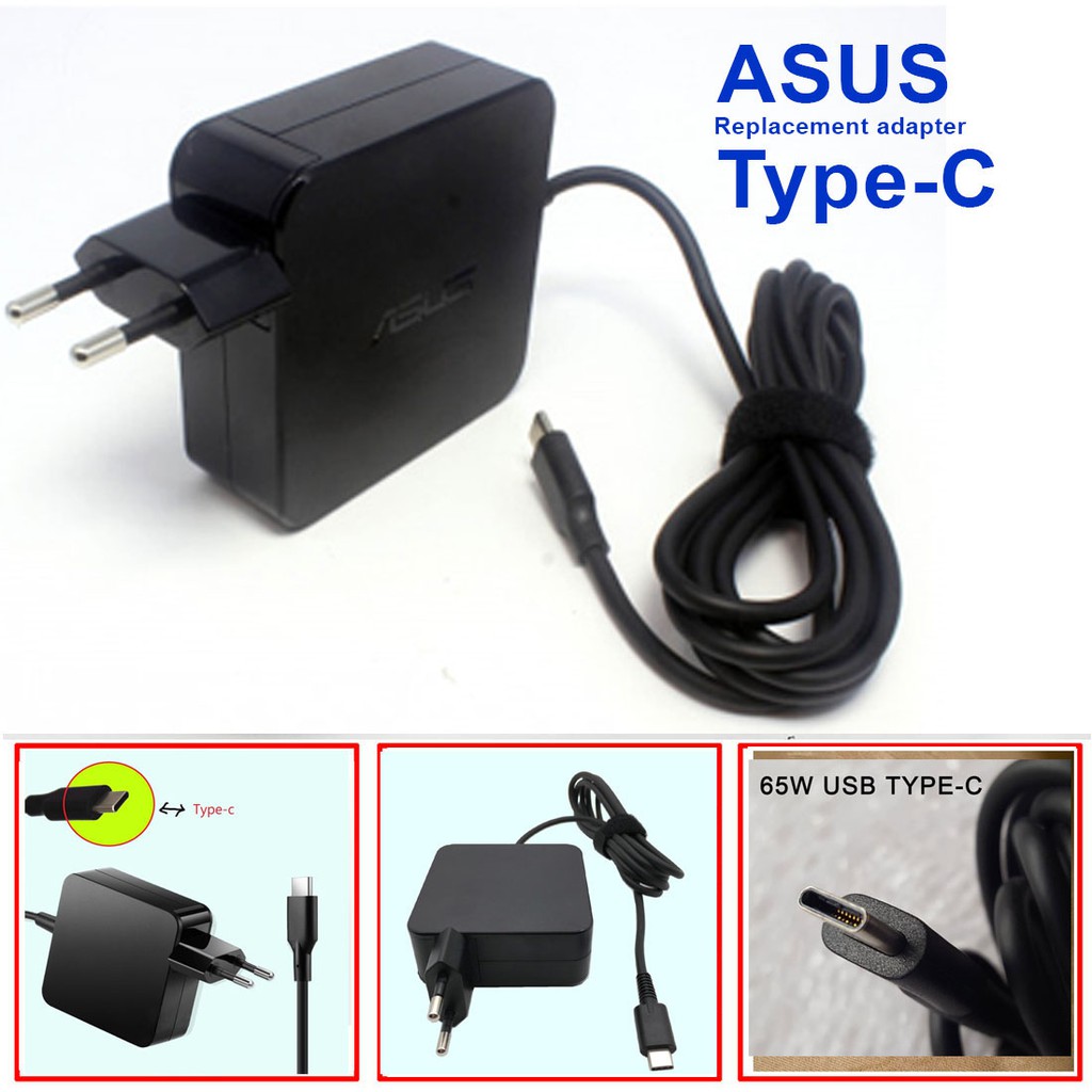 Asus Adl 65a1 65w 5v9v12v15v20v 2a2a2a3a225a Usb C Type C Power Adapter Charger Fast 2022