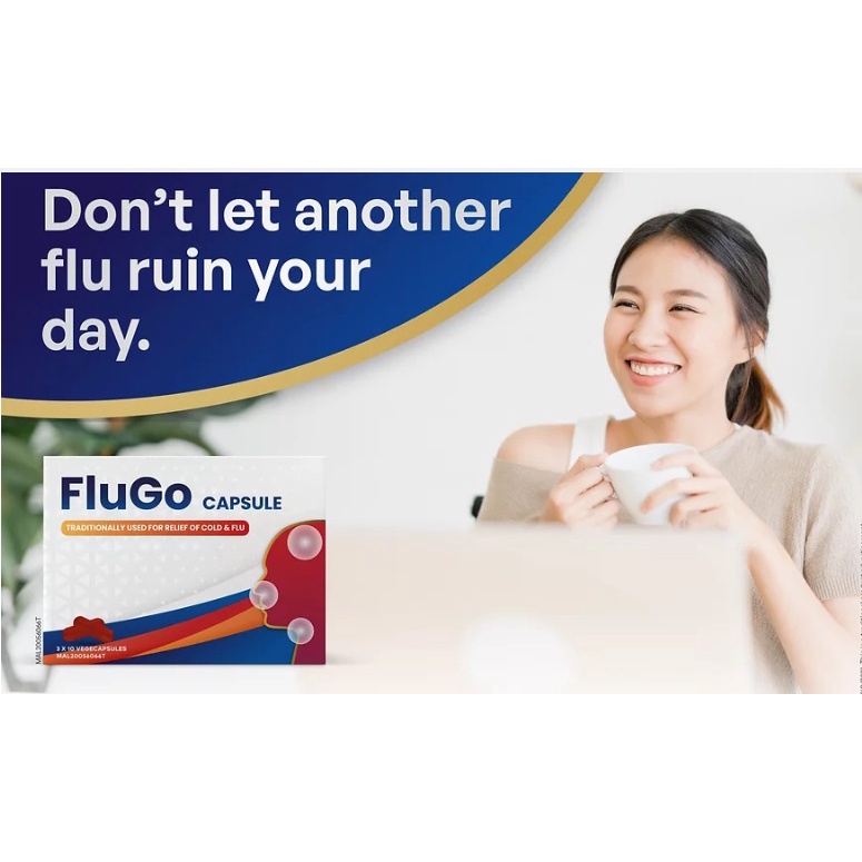 FluGo Capsules 30s (Traditionally used for relief of Cold & Flu