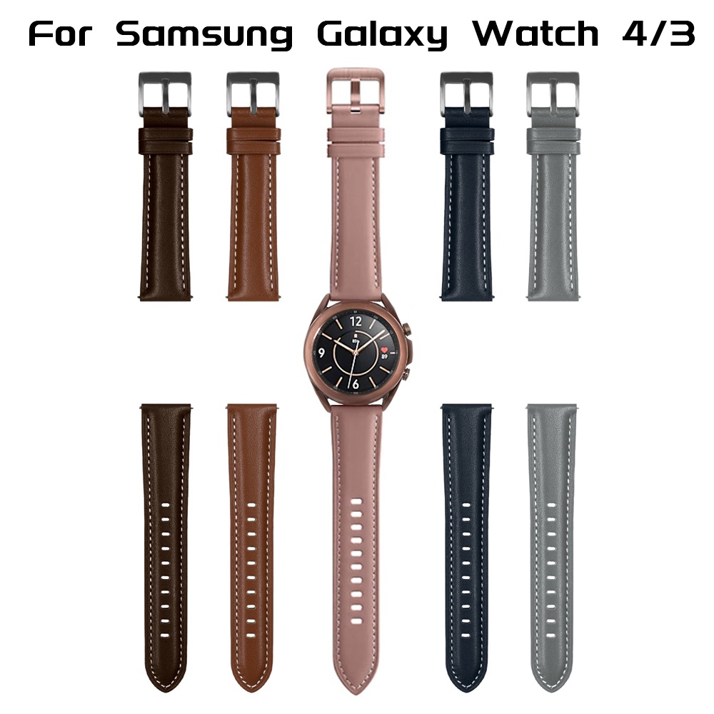 Slimmer Leather Strap for Samsung Galaxy Watch 3 4 5 6 43/47mm 41