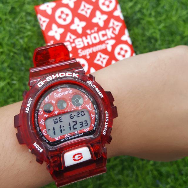 Gshock DW6900 SUPREME LV JELLY EDITION free BOX