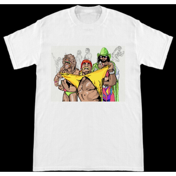 T-shirt Homme Rocksmith - Randy "Macho Man" Savage - Noir - Taille XL - Occasion Très Bon état