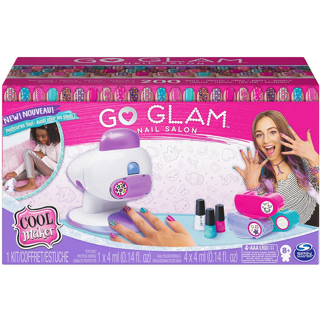 Cool Maker, GO GLAM Nail Stamper Salon for Manicures and Pedicures