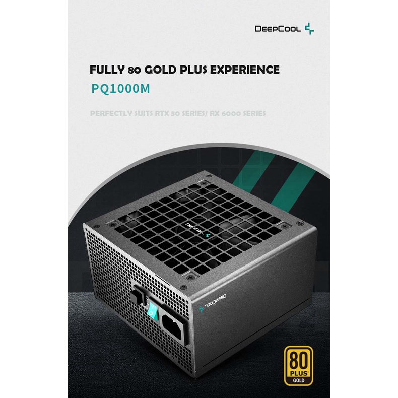 DEEPCOOL PQ750 850 1000M POWER SUPPLY [ GREAT FOR MINING ] | Shopee ...
