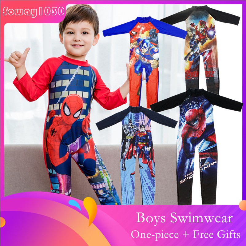 Superman hot sale swimsuit boy