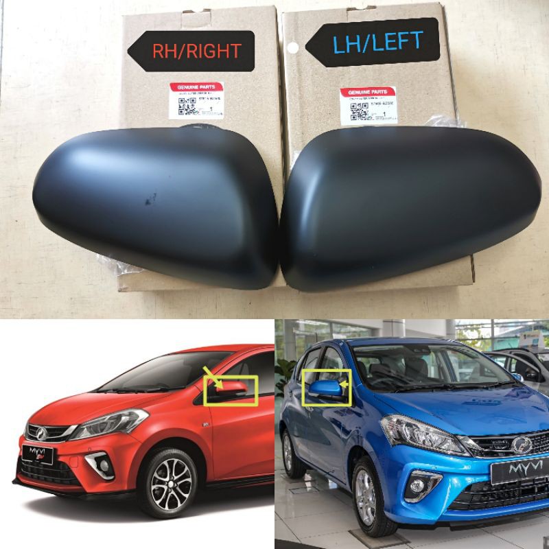 ORIGINAL PERODUA MYVI NEW 20172022 DOOR SIDE MIRROR COVER RH/LH